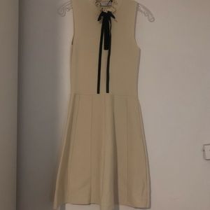 NEW WITH TAGS size small  ZARA cream dress